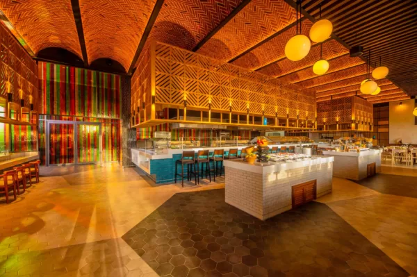 Restaurante Buffet Mexicano, Mercado 19, de Atelier Playa Mujeres Hotel Todo Incluido en Cancún