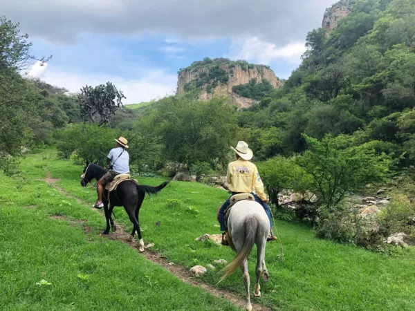 Excursión en Cabalgata de Medio Día por el Cañón Coyote en San Miguel de Allende