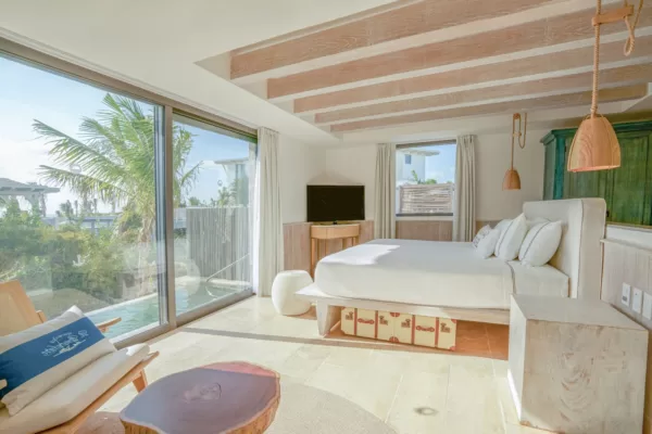 Suite con mini-piscina del Hotel Margaritaville Holbox en Punta Coco